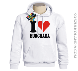 I LOVE HURGHADA - bluza z nadrukiem 2 Bluzy z nadrukiem nadruk