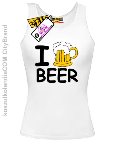 I Love Beer - Top Damski Nr KODIA00124t