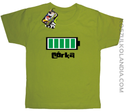 ﻿Córka Bateria 100% - Koszulka dziecięca kiwi

