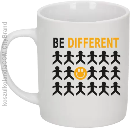 BE DIFFERENT - Kubek ceramiczny 