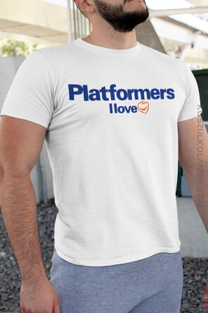PLATFORMERS I love PL - koszulka męska