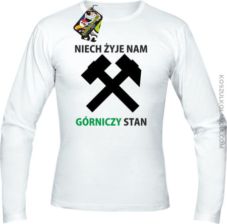Niech żyje nam górniczy stan -  Longsleeve męski