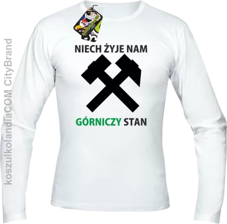 Niech żyje nam górniczy stan -  Longsleeve męski