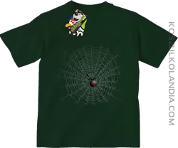 Pajęczyna z pająkiem - koszulka dziecięca butelkowa