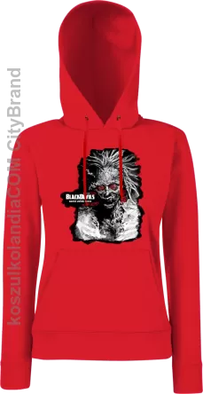 Black Devils Special Polish Forces - Bluza damska z kapturem czerwona 