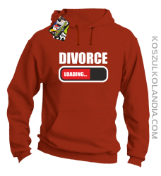 DIVORCE - loading - Bluza z kapturem pomarańcz