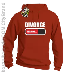 DIVORCE - loading - Bluza z kapturem pomarańcz