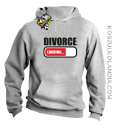 DIVORCE - loading - Bluza z kapturem melanż