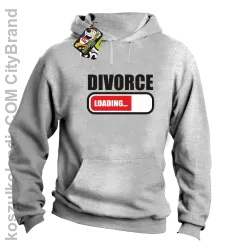 DIVORCE - loading - Bluza z kapturem melanż