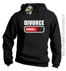 DIVORCE - loading - Bluza z kapturem czarna