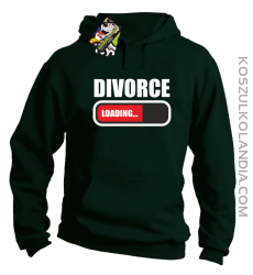 DIVORCE - loading - Bluza z kapturem butelkowy