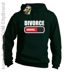 DIVORCE - loading - Bluza z kapturem butelkowy