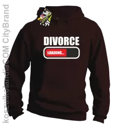 DIVORCE - loading - Bluza z kapturem brąz