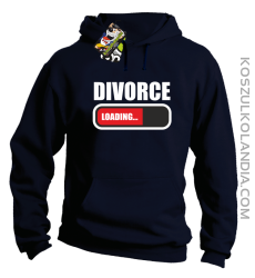 DIVORCE - loading - Bluza z kapturem granat