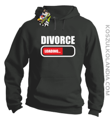 DIVORCE - loading - Bluza z kapturem szara
