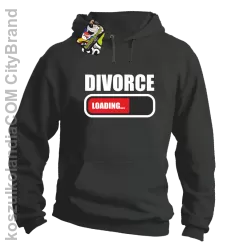 DIVORCE - loading - Bluza z kapturem szara