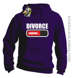 DIVORCE - loading - Bluza z kapturem fiolet