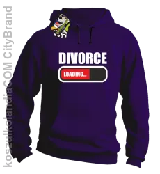 DIVORCE - loading - Bluza z kapturem fiolet