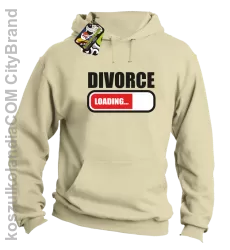 DIVORCE - loading - Bluza z kapturem beż
