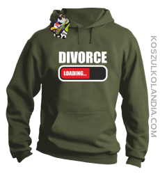 DIVORCE - loading - Bluza z kapturem khaki