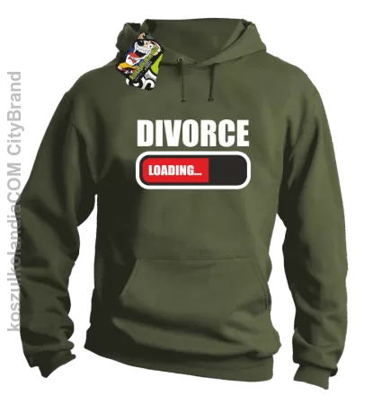 DIVORCE - loading - Bluza z kapturem