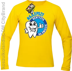 Najlepszy dentysta na świecie - Longsleeve męski żółty