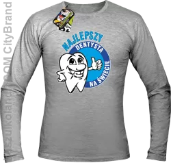 Najlepszy dentysta na świecie - Longsleeve męski melanż