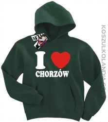 I love Chorzów - bluza dziecięca - butelkowy