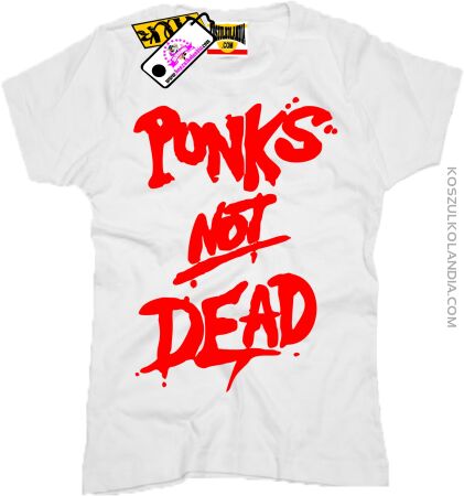 Punks not dead- koszulka damska