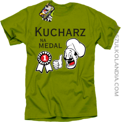 Kucharz na medal - koszulka męska kiwi