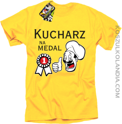 Kucharz na medal - koszulka męska żółta