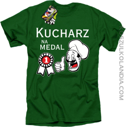 Kucharz na medal - koszulka męska zielona
