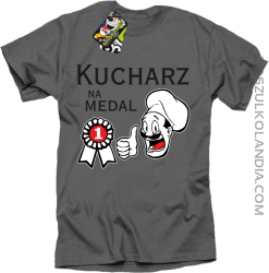 Kucharz na medal - koszulka męska szara