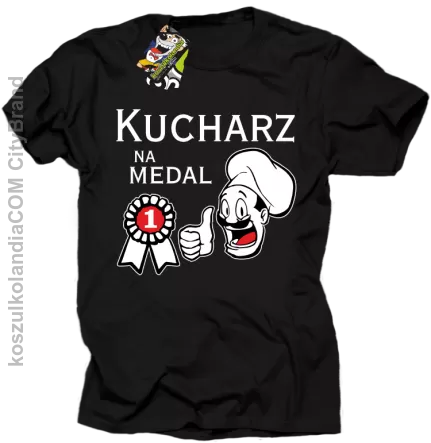 Kucharz na medal - koszulka męska czarna