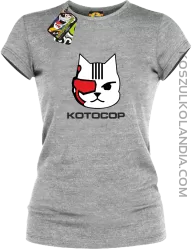 KOTOCOP - Koszulka damska  melanż 