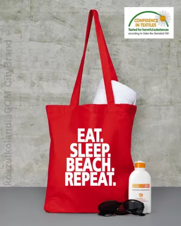 Eat Sleep Beach Repeat - Torba EKO