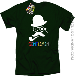 Gentlemen Retro Style - Koszulka męska butelkowa 
