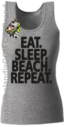 Eat Sleep Beach Repeat - Top damski melanż