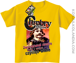 Bolesław Chrobry - Zwyciężałeś ziemie walk i wojen czyniąc wiele - Koszulka dziecięca żółta 