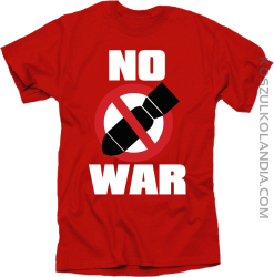 NO WAR Bomb -  koszulka męska 4