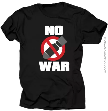 NO WAR Bomb -  koszulka męska