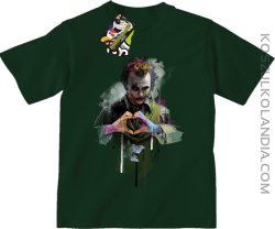Love Joker Halloweenowy - koszulka dziecięca butelkowa