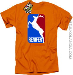 Renifer ala NBA pomarańczowy