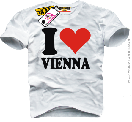I LOVE VIENNA - koszulka męska 2