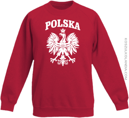 Polska - Bluza dziecięca standard bez kaptura 