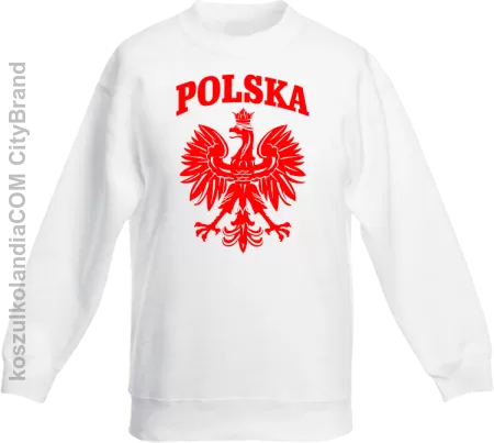 Polska - Bluza dziecięca standard bez kaptura 