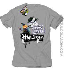 Halloween Kids Party Super Ghosts - koszulka męska melanż 