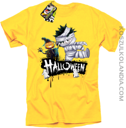 Halloween Kids Party Super Ghosts - koszulka męska żółta
