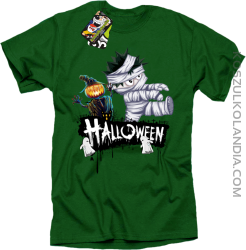 Halloween Kids Party Super Ghosts - koszulka męska zielona