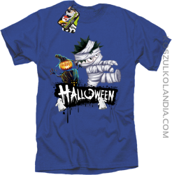 Halloween Kids Party Super Ghosts - koszulka męska niebieska